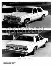 1979 Oldsmobile Delta 88 Royale Sedan Press Release Photo Classic Car GM picture