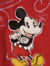 Womens Sz 2X Red Fleece Jacket Zipper Hooded Disney Mickey Mouse picture