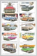 CIGARETTE/TRADE/CARDS. Golden Era. AMERICAN AUTOMOBILES OF THE 50's. (Set of 10) picture