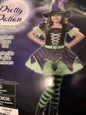 Collectible Pretty Potion Girls Costume Size 4-6 2 piece set Dress & Hat picture