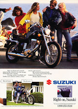 1987 Suzuki Savage 650 2page -  Original Motorcycle Advertisement Print Ad J287 picture