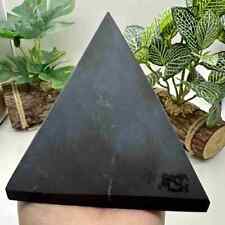 1045g Natural schungite handmade pyramid quartz healing decor from Russia picture