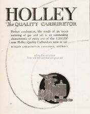 1922 Holley Carburetor Detroit MI QUALITY Vintage Art Magazine Print Ad picture