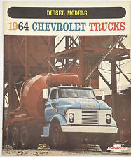 1964 CHEVROLET TRUCKS SERIES DIESEL MODELS Dealer Brochure Specs Dimensions picture
