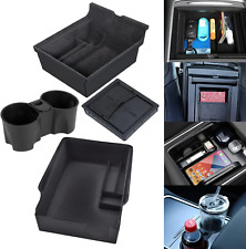 Center Console Organizer Tray Cup Holder Insert 4PCS Upgrade for 2021 2022 2023  picture