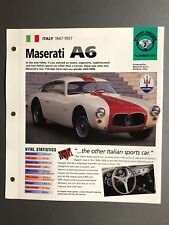 1947 - 1957 Maserati A6 Coupe IMP 