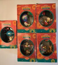 Vintage Lot Of 5 Motrix Powered By Light Collectible  Motion Christmas Ornament  picture
