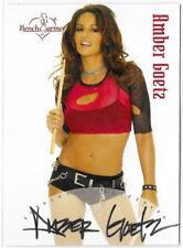 2003 BENCHWARMER AMBER GOETZ AUTOGRAPH CARD picture