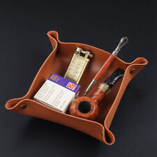 Portable PU Leather Cigarette Herb Rolling Folding Smoking Tray Grinder Holder picture