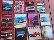 LOT GM AND FORD VINTAGE CAR F150 Camaro BROCHURES TRUCKS Corvette 65+ Firebird  picture