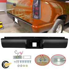 Rear Bumper Roll Pan w/LED License Light For 88-98 Chevy GMC C/K C1500 2500 3500 picture