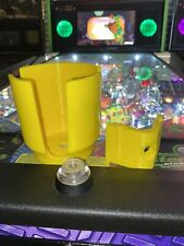XL Pinball Machine Cup, Drink, Pop, or Soda Holder L/R Front or Side Mount - YEL picture