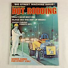 Popular Hot Rodding Magazine July 1971 Vintage VWs Chevy Weber Carbs Mopar picture