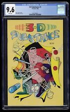 3-D Substance (1990) #1 CGC NM+ 9.6 White Pages Steve Ditko Scarce 3-D Zone picture