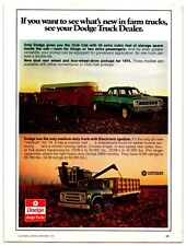 1974 Dodge Pickup Trucks & Medium Duty Trucks - Original Print Advertisement picture