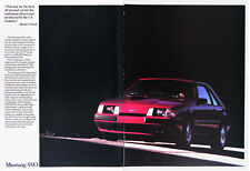 1984 FORD MUSTANG SVO Genuine Vintage Ad ~ 2.3L 175hp ~  picture