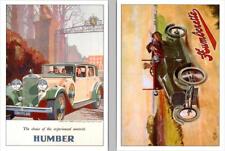 2~4X6 Modern Postcards HUMBER & HUMBERETTE CARS Repro Vintage Auto Advertising picture