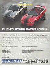 2007- 2014  Original Shelby GT500 Super Snake Brochure- convertible 2007 & 2008  picture