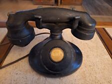 Vintage Pat. 1924 Western Electric B1 Bakelite Non-Dial Desk Phone w/ E1 Handset picture