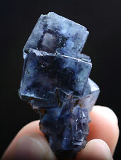 16gNatural Phantom Window Purple FLUORITE Mineral Specimen/Inner Mongolia China picture