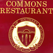 Original 1969 Commons Restaurant Menu University Of Southern California USC picture