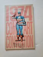 1974 COMIC ART CONVENTION Program Book Phil Seuling New York City  picture