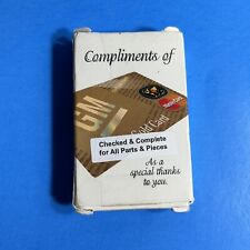 Vintage Playing Cards MASTERCARD GM General Motors Gold Card Complete Deck picture