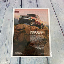 Vtg 1991 Print Ad Toyota 4WD SR5 V6 Pickup Truck Magazine Advertisement Ephemera picture