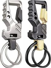 2 Pack KeyChain Key Ring Key Chain Bottle Opener Auto Car Key Holder picture