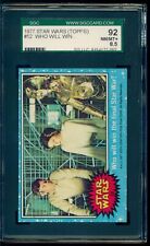 1977 Star Wars Topps #52 Who Will Win The Final Star War? SGC 8.5 NM/MT+ picture
