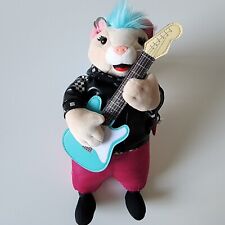 HAMSTAR Kia Soul Hamster Plush Guitar Mascot Punk Advert 2010 14 Inch Pink Tag  picture