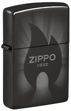 Zippo Radiant Zippo Design High Polish Black Windproof Lighter, 46175 picture