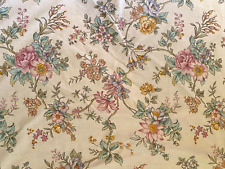 Vintage LADY PEPPERELL Full 4pc SHEET SET Floral RUFFLE Flat Fitted Pillowcases picture