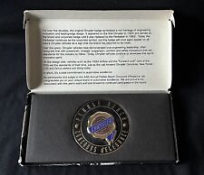 Vintage 1999 Pebble Beach Concours CHRYSLER Large Medallion Dash Plaque in Box picture