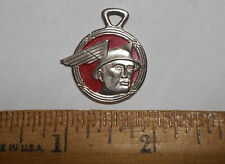 Vintage Ford Mercury Automobile Logo Fob Winged Helmet For Key Ring picture
