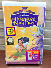 Vintage Walt Disney Masterpiece The Hunchback of Notre Dame VHS SEALED UNOPENED picture