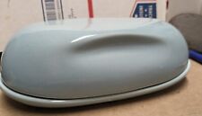 Vintage Russel Wright Iroquois Casual China Ice Blue Butter Dish MCM  picture