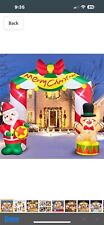 10 FT Christmas Inflatable Archway Santa Gingerbread Outdoor Decorations LED LIT picture