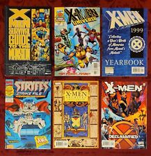 Lot Of 6 X-Men Specials Survival Guide Yearbook Sketchbook Declassified Stryfe picture