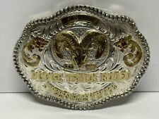Rare 1996 Dodge Truck Rodeo Sweepstakes Winner Belt Buckle Wrangler Sealed picture