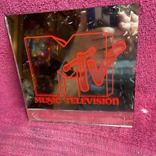 MTV Vintage 1980s Carnival/Fair Prize 6X6 Rock Picture/Mirror Glass. Memorabilia picture