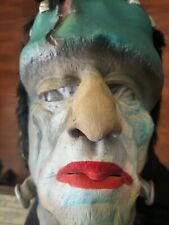 Vintage Glenn Strange Frankenstein Mask 1986 Universal Monster -No Tears picture