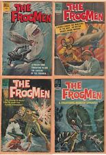 Dell THE FROGMEN Nos. 3 9 10 11 (1962) NICE LOT picture