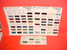 1949 1950 1951 1952 1953 HUDSON SUPER EIGHT COMMODORE HORNET WASP PAINT CHIPS SW picture