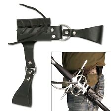 MASTER USA – Universal Leather Sword Frog – Steel 8-Inch Overall, None Listed  picture