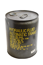 VINTAGE CONSOLIDATED MOTOR OILS INC. HYDRAULIC FLUID AUTO TRANS CAN. 5 GAL, 1985 picture