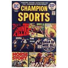 Champion Sports #3 in Very Good + condition. DC comics [y  picture