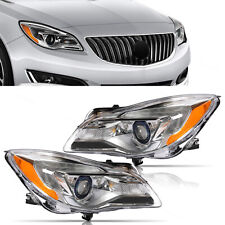 Left & Right Side Halogen Headlights Headlamps Fit for 2014 - 2017 Buick Regal picture