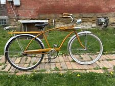 Original Vintage 1964 Huffy ElDorado Gold Copper Bike Bicycle 26” Wheel Tank picture