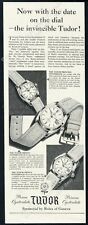 1954 Rolex Tudor Prince Oysterdate 34 31 Princess 3 watch art vintage print ad picture